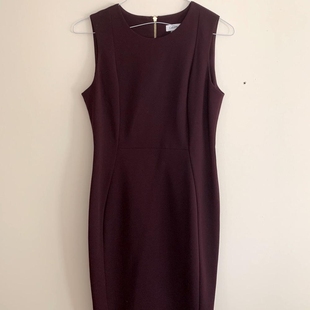 Plum Calvin Klein Dress
